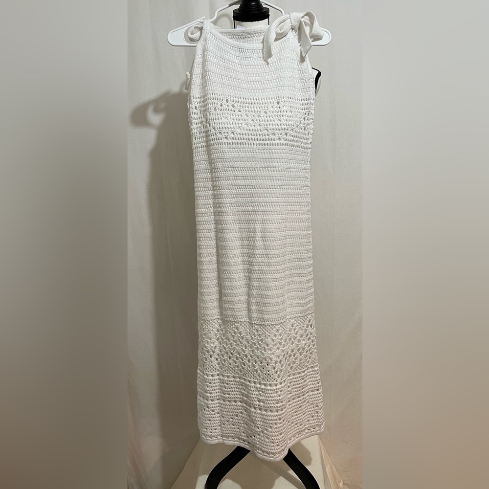 Sofia Vergara Women's Tie Strap Dress, Multiple sizes, white in color